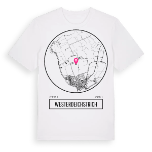 Westerdeichstrich t-shirt – ekologisk bomull t-shirt från Pinshirt