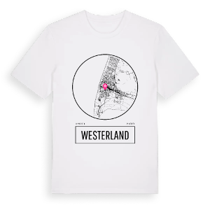 Westerland t-shirt – ekologisk bomull t-shirt från Pinshirt