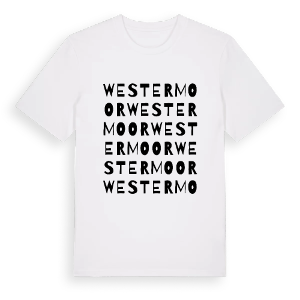 Westermoor ordlek t-shirt – ekologisk bomull t-shirt från Pinshirt