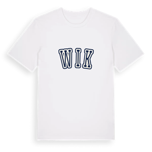 Wik college t-shirt – ekologisk bomull t-shirt från Pinshirt