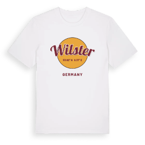 Wilster cirkel t-shirt – ekologisk bomull t-shirt från Pinshirt