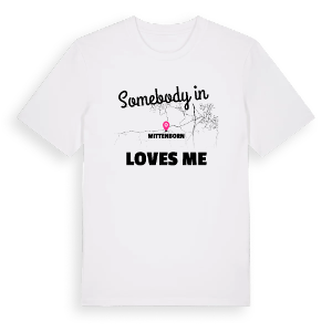 Någon i Wittenborn älskar mig t-shirt – ekologisk bomull t-shirt från Pinshirt