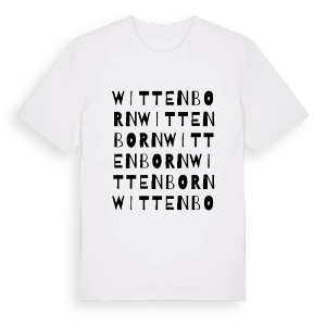 Wittenborn ordlek t-shirt – ekologisk bomull t-shirt från Pinshirt