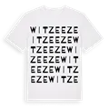 Witzeeze ordlek t-shirt