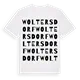 Woltersdorf ordlek t-shirt