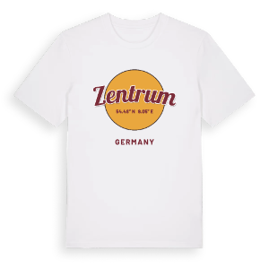 Zentrum cirkel t-shirt – ekologisk bomull t-shirt från Pinshirt