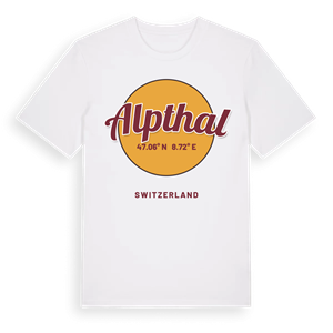 Alpthal cirkel t-shirt – ekologisk bomull t-shirt från Pinshirt