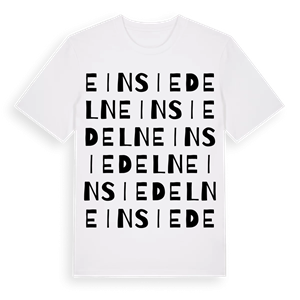 Einsiedeln ordlek t-shirt – ekologisk bomull t-shirt från Pinshirt