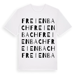 Freienbach ordlek t-shirt – ekologisk bomull t-shirt från Pinshirt