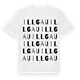 Illgau ordlek t-shirt