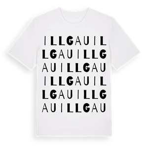 Illgau ordlek t-shirt – ekologisk bomull t-shirt från Pinshirt