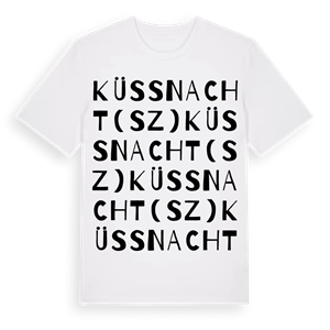 Küssnacht (SZ) ordlek t-shirt – ekologisk bomull t-shirt från Pinshirt