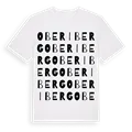 Oberiberg ordlek t-shirt