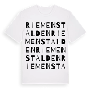 Riemenstalden ordlek t-shirt – ekologisk bomull t-shirt från Pinshirt