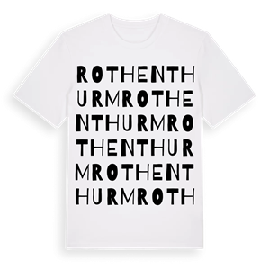 Rothenthurm ordlek t-shirt – ekologisk bomull t-shirt från Pinshirt