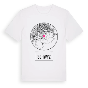 Schwyz t-shirt – ekologisk bomull t-shirt från Pinshirt