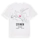 Steinen karta t-shirt