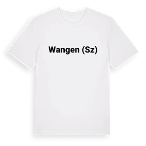 Wangen (SZ) fetstil t-shirt – ekologisk bomull t-shirt från Pinshirt