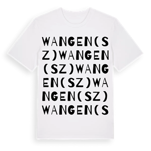 Wangen (SZ) ordlek t-shirt – ekologisk bomull t-shirt från Pinshirt