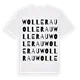 Wollerau ordlek t-shirt