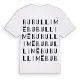 Bubullimë ordlek t-shirt