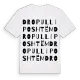 Dropull i Poshtëm ordlek t-shirt