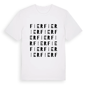 Fier ordlek t-shirt – ekologisk bomull t-shirt från Pinshirt