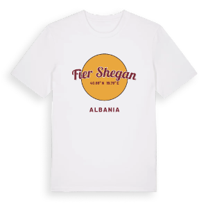 Fier Shegan cirkel t-shirt – ekologisk bomull t-shirt från Pinshirt