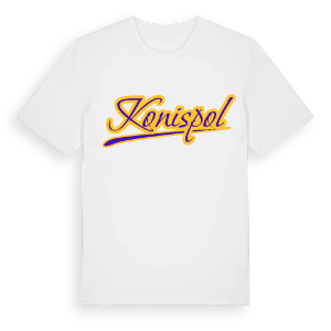 Konispol baseball t-shirt – ekologisk bomull t-shirt från Pinshirt
