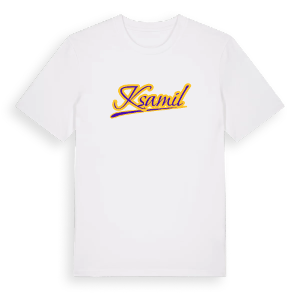 Ksamil baseball t-shirt – ekologisk bomull t-shirt från Pinshirt