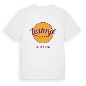 Leshnjë cirkel t-shirt – ekologisk bomull t-shirt från Pinshirt