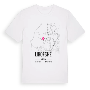 Libofshë karta t-shirt – ekologisk bomull t-shirt från Pinshirt