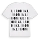 Libonik ordlek t-shirt