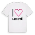Jag älskar Lukovë t-shirt stort tryck