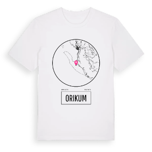 Orikum t-shirt – ekologisk bomull t-shirt från Pinshirt
