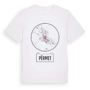 Përmet t-shirt – ekologisk bomull t-shirt från Pinshirt