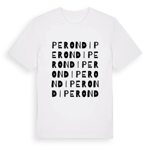 Perondi ordlek t-shirt – ekologisk bomull t-shirt från Pinshirt