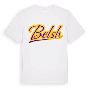 Belsh baseball t-shirt – ekologisk bomull t-shirt från Pinshirt