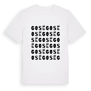 Gosë ordlek t-shirt – ekologisk bomull t-shirt från Pinshirt