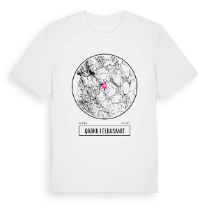 Qarku i Elbasanit t-shirt – ekologisk bomull t-shirt från Pinshirt