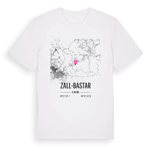 Zall-Bastar karta t-shirt – ekologisk bomull t-shirt från Pinshirt