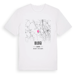 Bubq karta t-shirt – ekologisk bomull t-shirt från Pinshirt