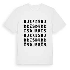 Durrës ordlek t-shirt – ekologisk bomull t-shirt från Pinshirt
