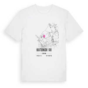 Katundi i Ri karta t-shirt – ekologisk bomull t-shirt från Pinshirt