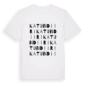 Katundi i Ri ordlek t-shirt – ekologisk bomull t-shirt från Pinshirt