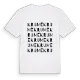 Krumë ordlek t-shirt