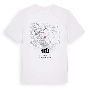 Nikël karta t-shirt – ekologisk bomull t-shirt från Pinshirt