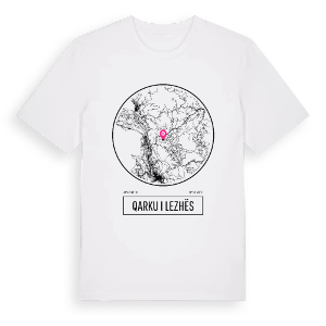 Qarku i Lezhës t-shirt – ekologisk bomull t-shirt från Pinshirt