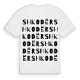 Shkodër ordlek t-shirt