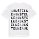 Aukštelkė ordlek t-shirt